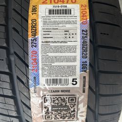 Tires 275/40R20 Nittos 