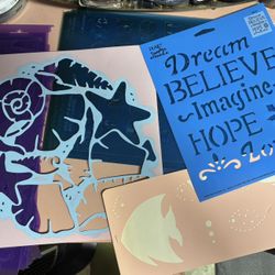 Large Lot Of Reusable Stencils 