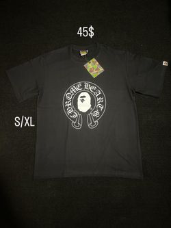 Chrome heart Bape shirt