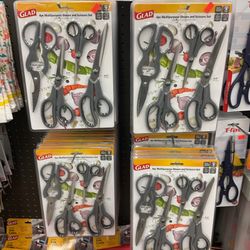 Glad 4pc Multipurpose Shears And Scissors Set 