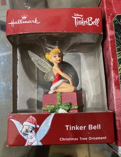 Tinker Bell And Wody Christmas Ornaments