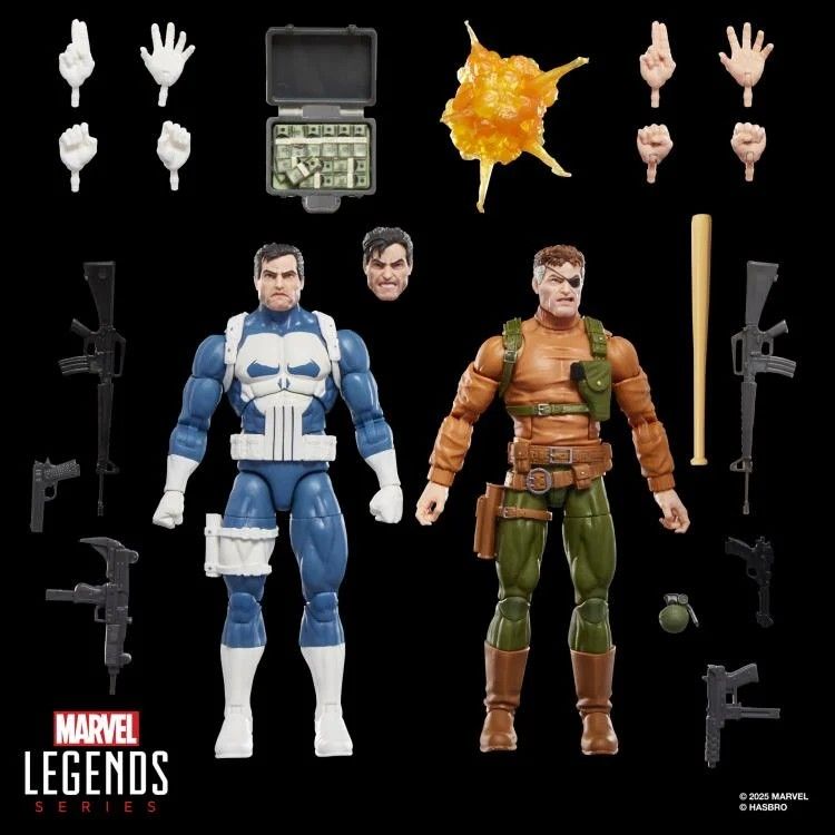 The Punisher Marvel Legends Gamerverse Punisher & Nick Fury Action Figure Two-Pack