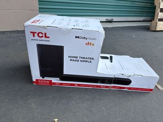 TCL S210W Class 2.1 Channel Sound Bar with DTS Virtual:X and Wireless Subwoofer