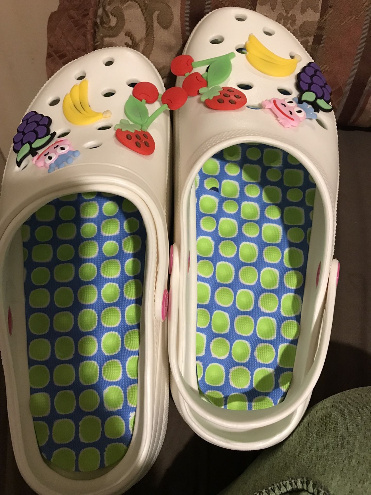 White clog Platform Shoes