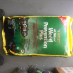 Weed preventer plus lawn food organic