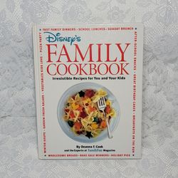 Vintage Disney's Hardbound Family Cookbook by Deanna F. Cook (1996, Hardcover)