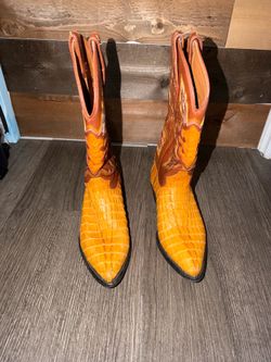 Alligator boots