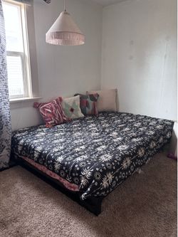Like New Queen Memory Foam Mattress and Frame