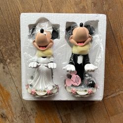 Mickey and Minnie Wedding Bobble Heads