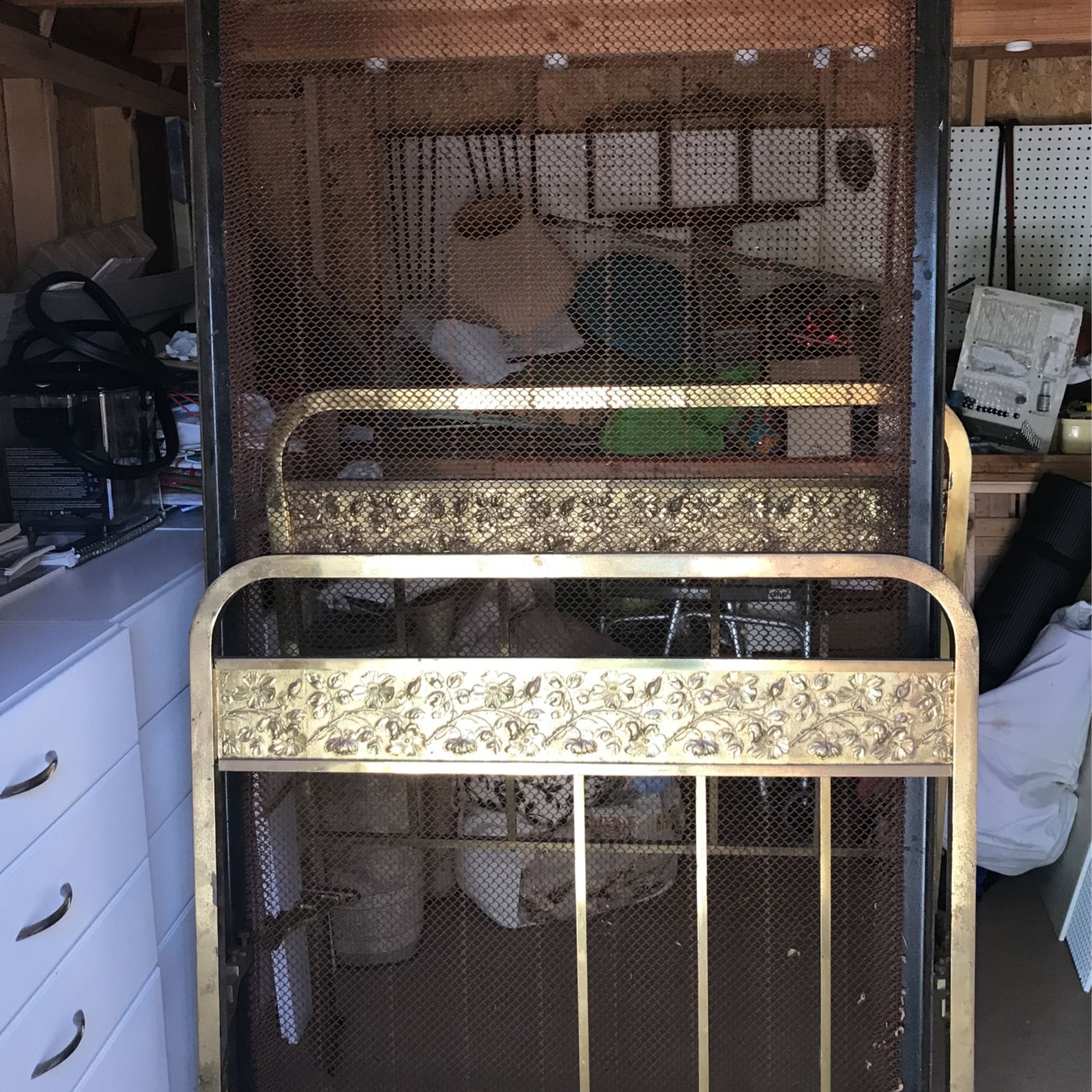 Vintage Twin Brass Bed Frame