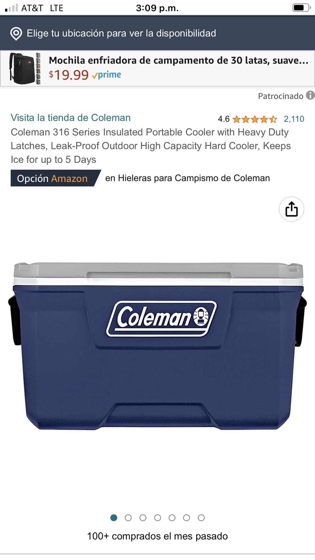 Coleman 316 Series Cooler