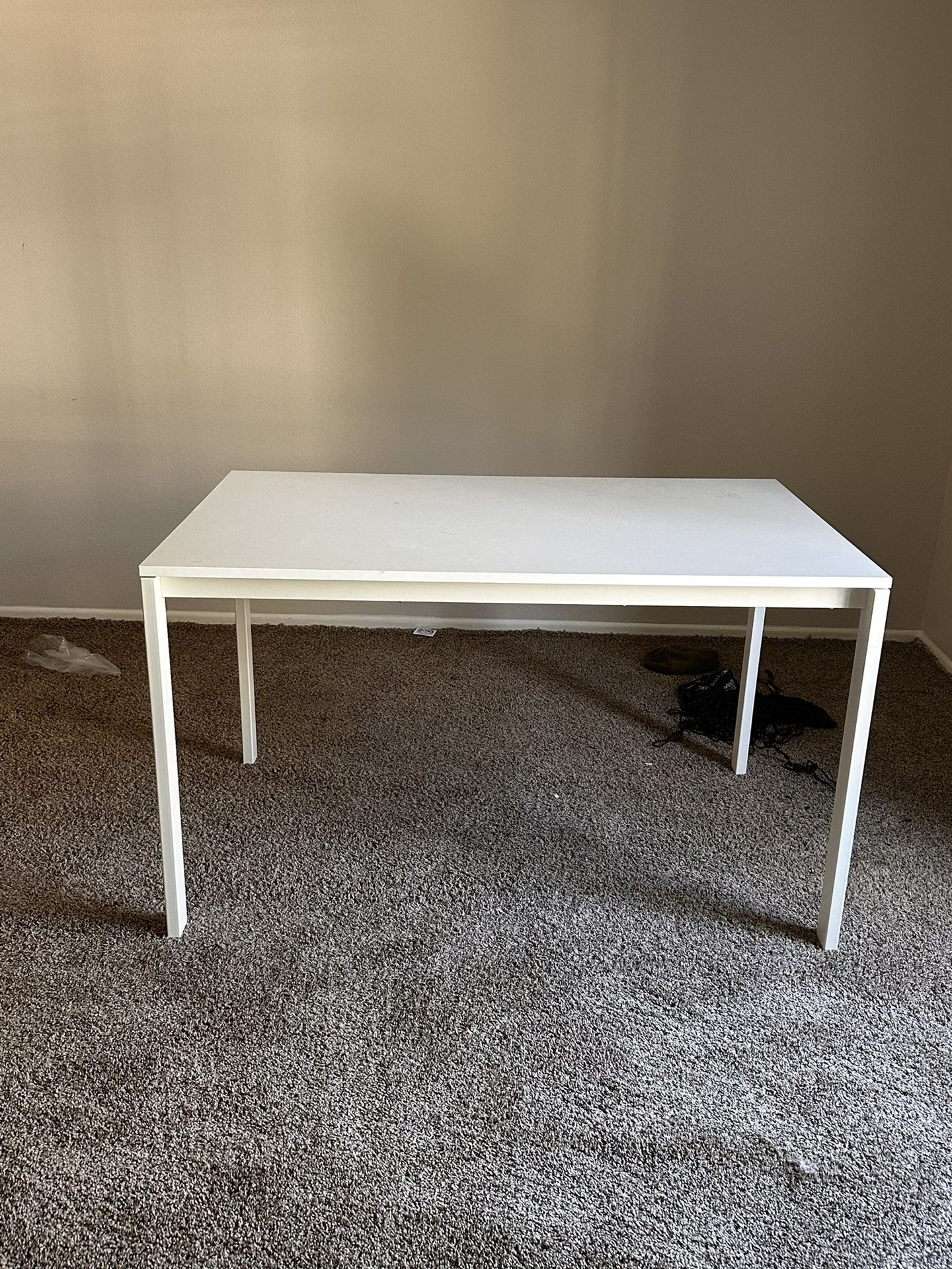 White Ikea Melltorp Table