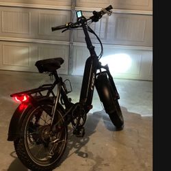 RIZE electric Bike 60 To 80 Mile 8 Level Amd Full Throttle 