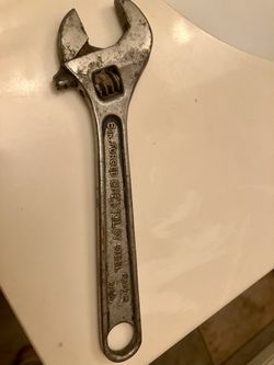 *MADE IN USA* Crestoloy Vintage Crescent Wrench 6in 