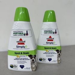 Bissell Simply Spot & Stain Portable Carpet Cleaner Formula, 32 oz
