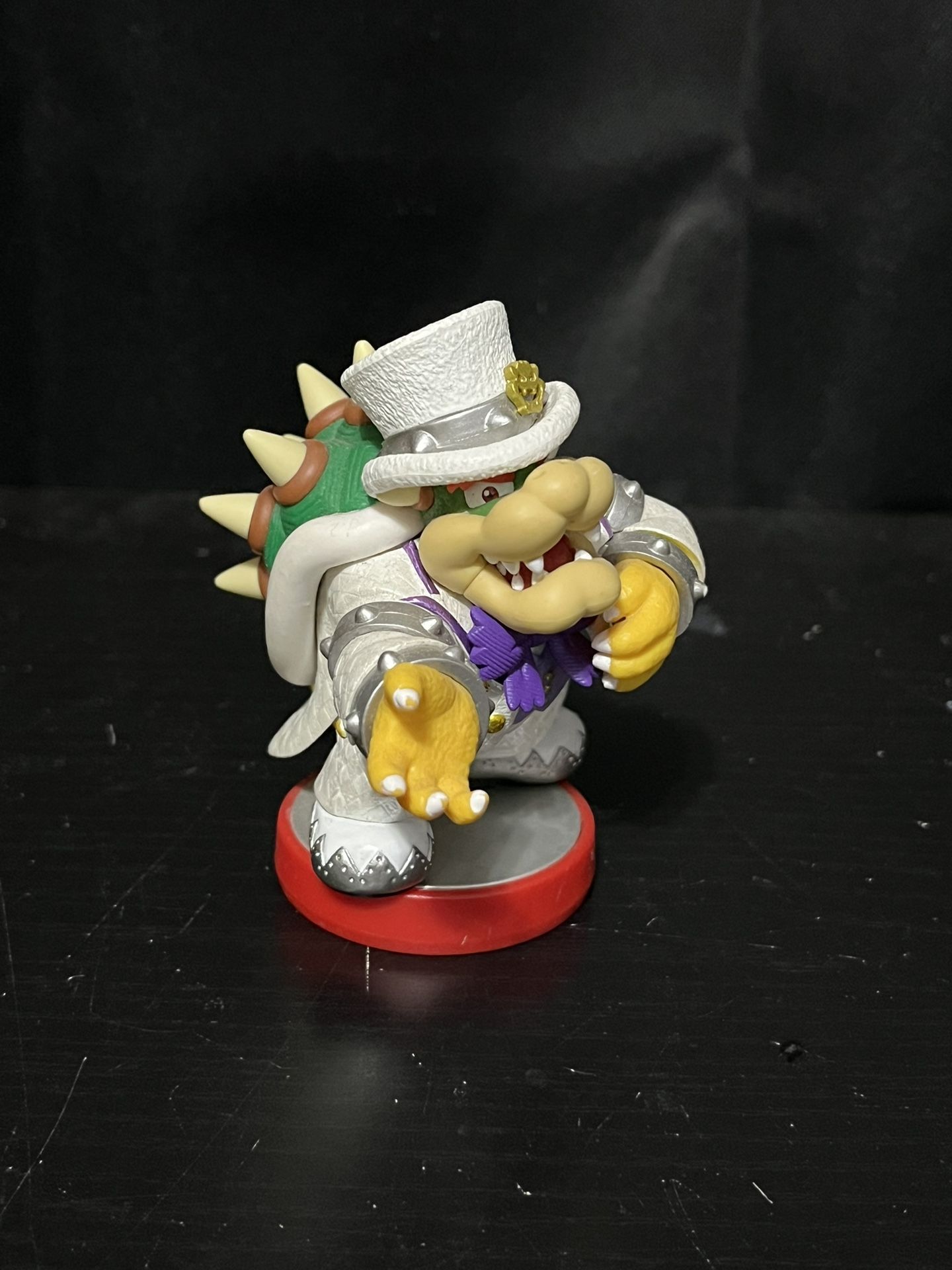 (READ DESCRIPTION) Rare Cheap Nintendo Amiibo Super Mario Odyssey Used Limited Edition Wedding Bowser Switch Collectible Figure