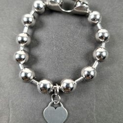 10 MM Stainless Steel  Silver Bracelet 