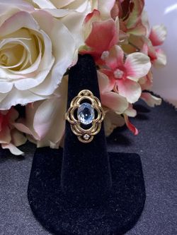 14K Topaz Ring