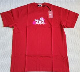 NWT KITH Treats Plum Blossom Red Chinese New Year Tee size Small Authentic