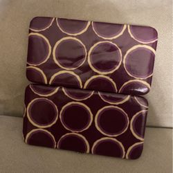 Purple And Tan Wallet