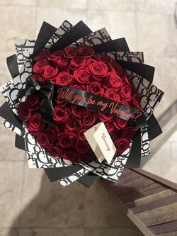 Ramo Buchon Roses Boquet Floral 