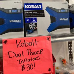 Kobalt Dual Power Inflators - $30 Each