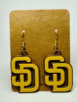 San Diego padres earrings