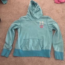 Blue American eagle hodie