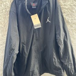 JordanAir Jordan Essentials Graphic Woven Jacket Asia Sizing 'Black