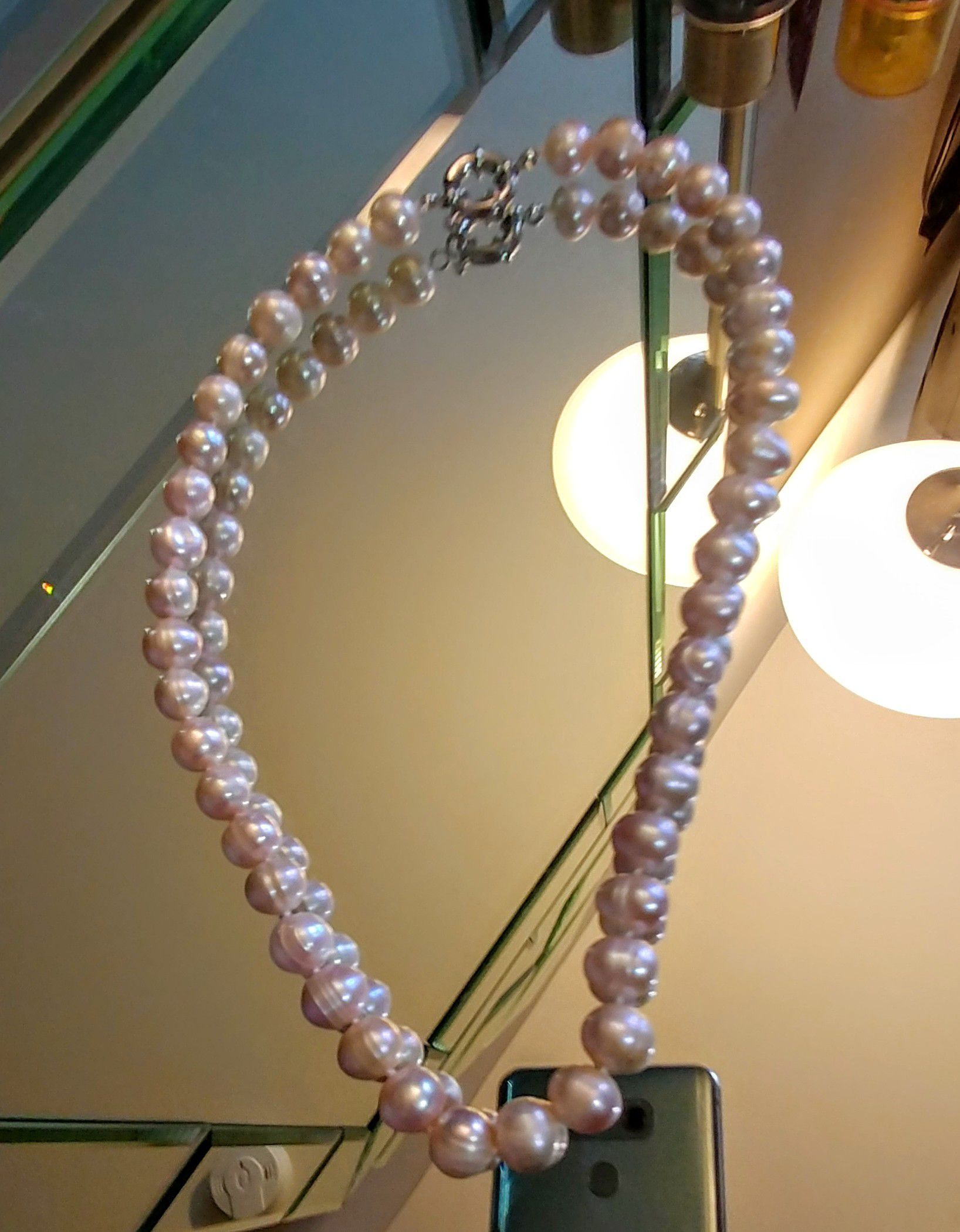 Natural fresh pearls