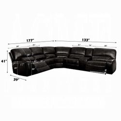 Saul Power Motion Sectional Sofa
