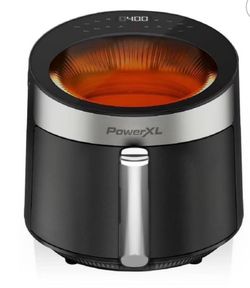 PowerXL 5.3QT Air Fryer 360 Supercharged Hot Window Fast Heat-up 400