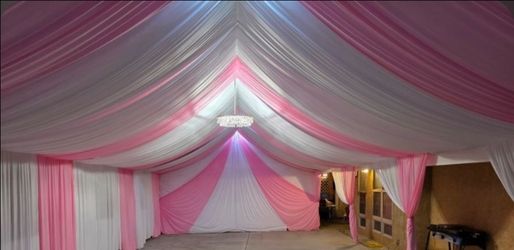 Telas para carpas ... moños ... cubresillas.. diamantes... manteles... en venta..