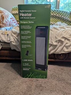 Hunter Digital Ceramic Tower Heater