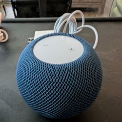 Apple HomePod Mini (Blue) - Like New w/ Power Adapter
