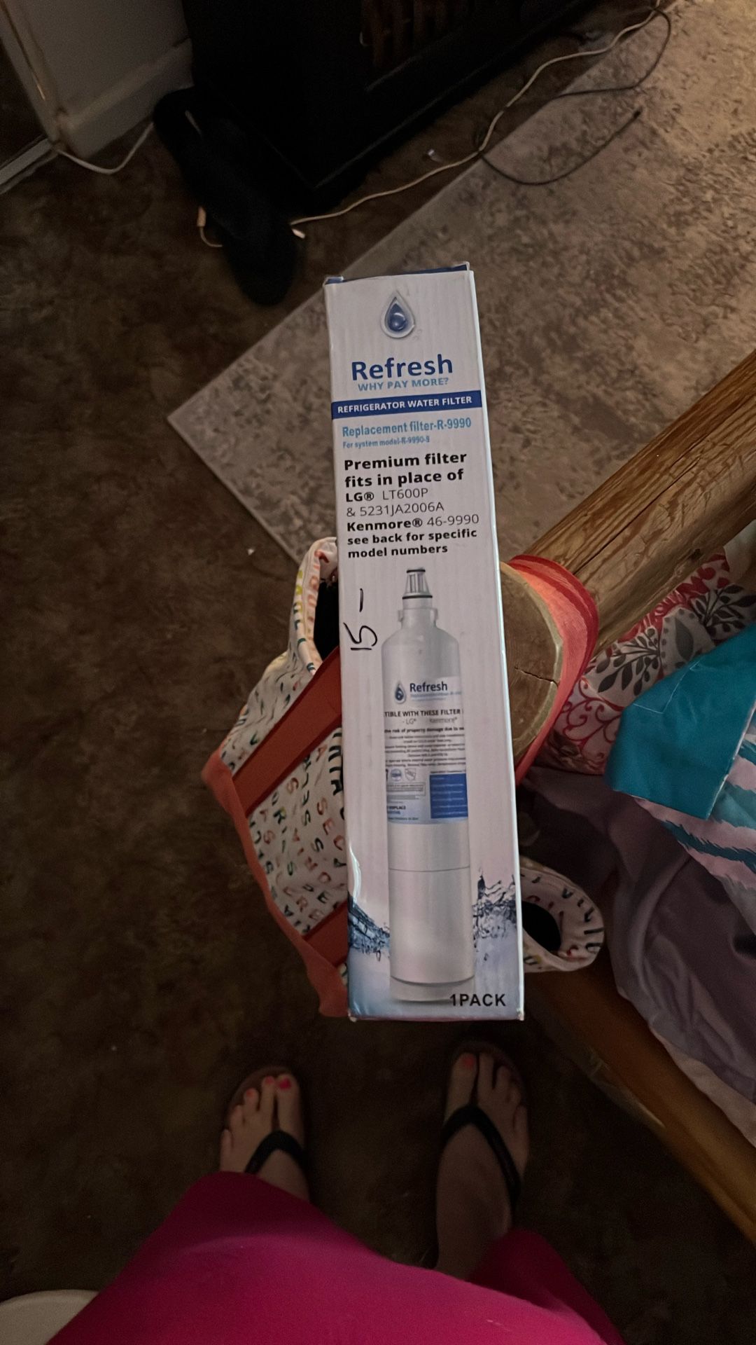 Replacement filter for refrigerator