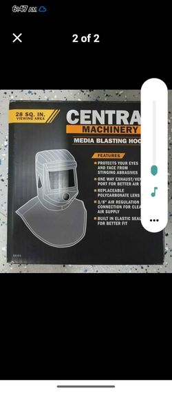 Central Machinery Media Blasting Hood