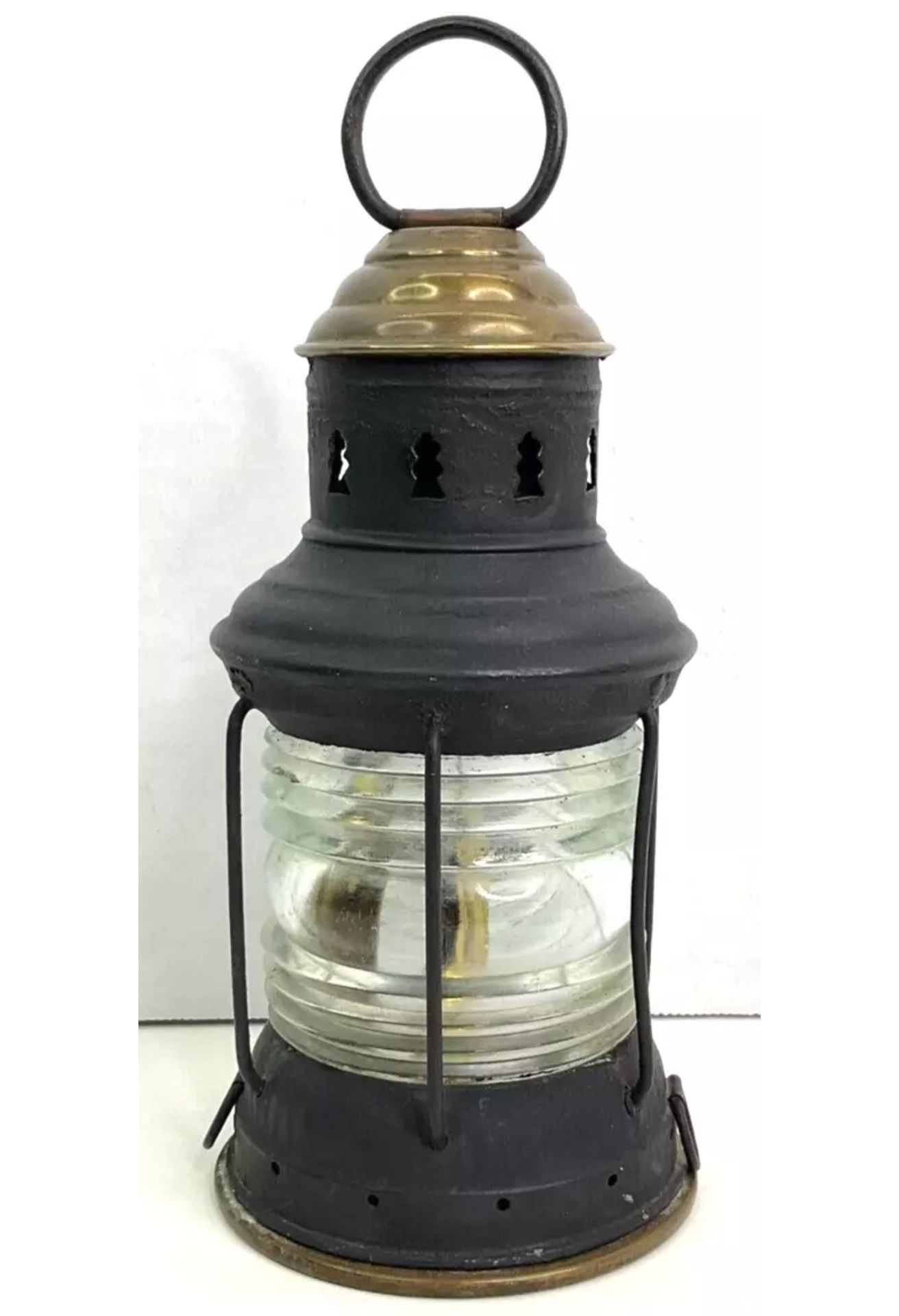 Perko Antique Marine Anchor Lantern With Burner