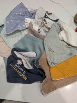 Variety of Bandana bibs