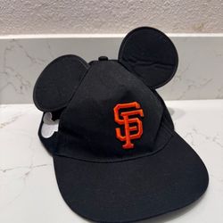 San Francisco Giants Mickey Mouse Ears Baseball Cap SF Hat 2024 Ghirardelli