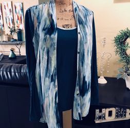 Simply Vera Wang Blouse Size M