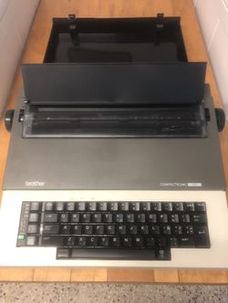 Vintage Brother Electronic Typewriter Compactronic 333 with Cover 