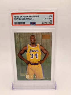1996 Skybox Premium Shaquille O’Neal #58 PSA 10 GEM MINT LOW POP