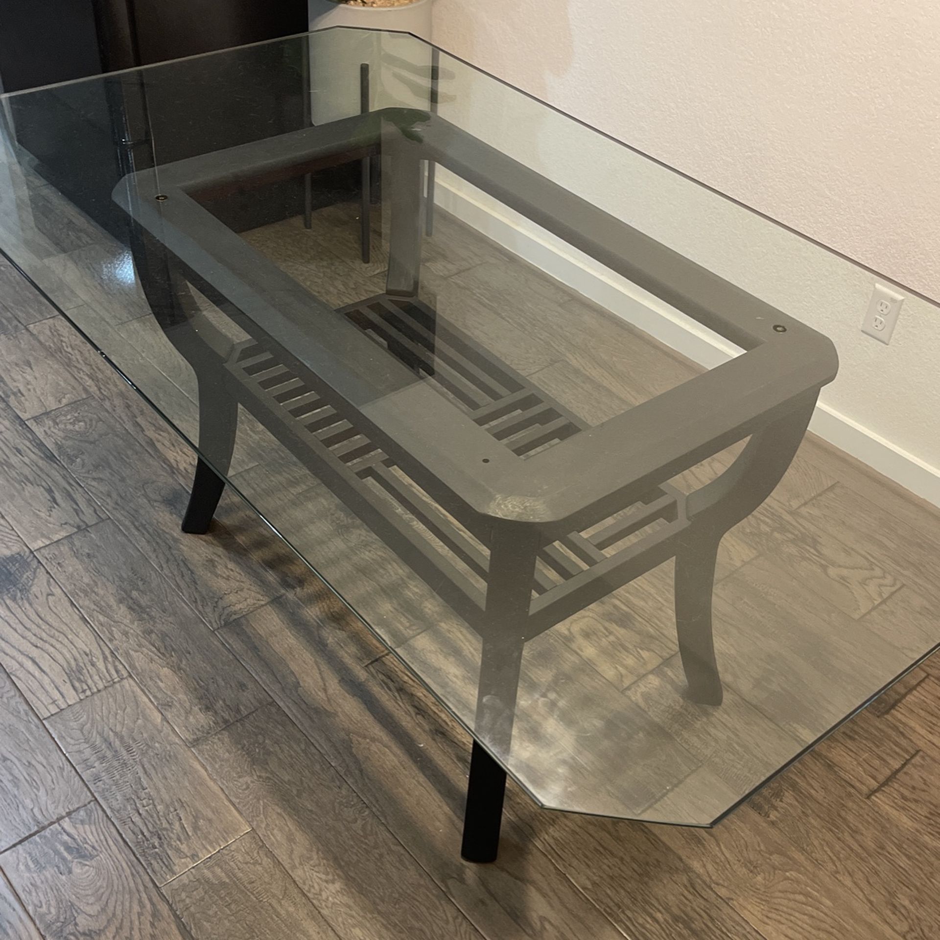 Glass Top Dining Table