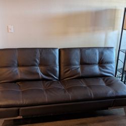 Futon And Modern Floor Lamp
