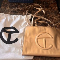 Large Gold Telfar Bag Rarely Worn 