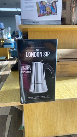 The London Sip Stovetop Espresso Maker 10-Cup