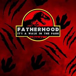 "Fatherhood" 8x10 Handmade Canvas Art – Framed Gift Idea Perfect For Father's Day 