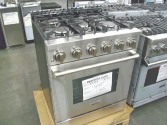 THOR DELUXE 30" STAINLESS STEEL GAS RANGE ...DISCOUNTED OPEN BOX