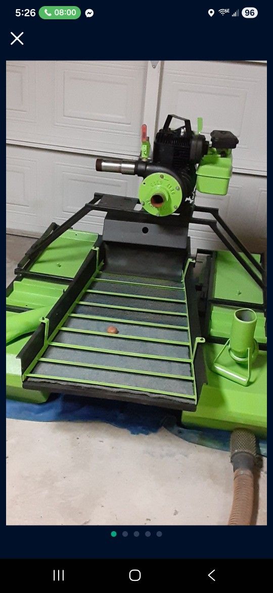 Newly rebuilt 2.5 dredge